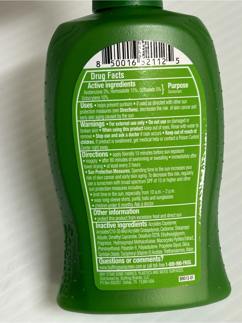 BullFrog SPF 50 Amphibious 5 oz Sunscreen Lotion 2 Pack Broad Spectrum EX 01/27